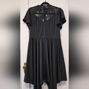 Scarlet Darkness Black Gothic Dress Size L